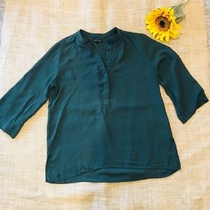 Audrey & Celine Forest Green Top Large
